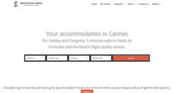Desktop Screenshot of destination-cannes.net